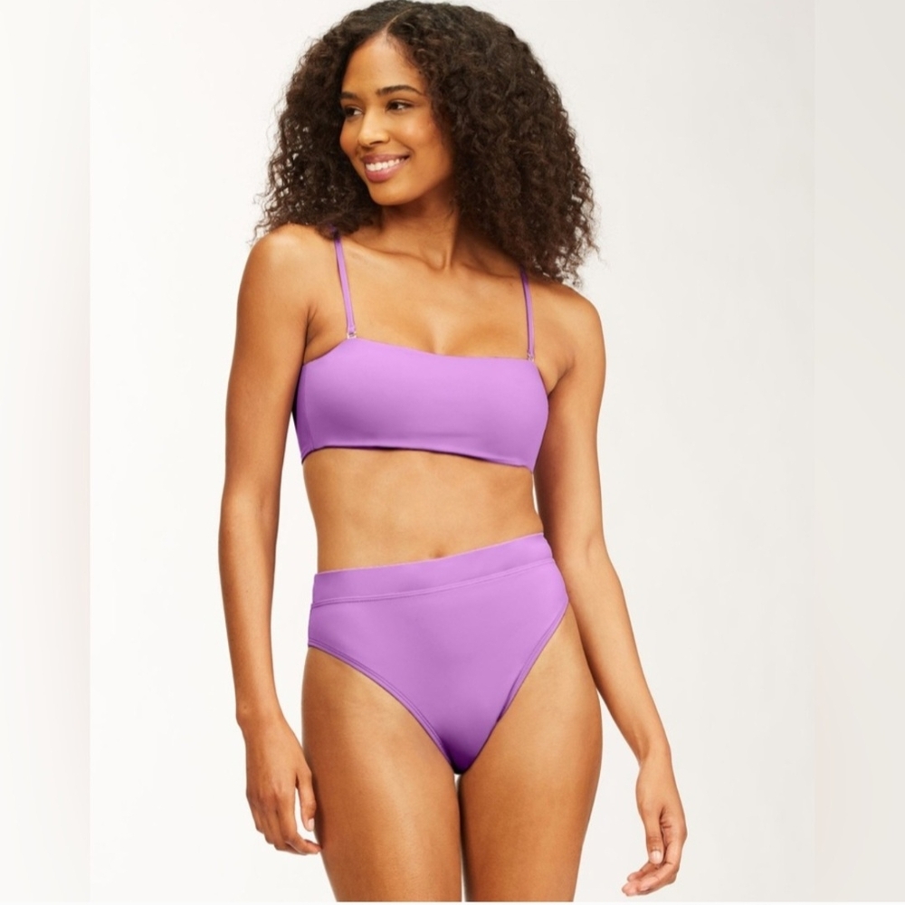 NWT Lilac Womens Billabong high waisted Bikini bottoms